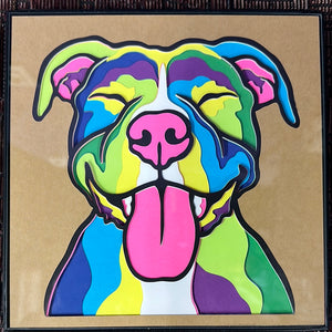 Retail - Home Goods - 3D Dog Pop Art