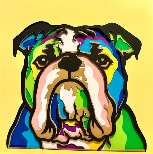 Retail - Home Goods - 3D Dog Pop Art